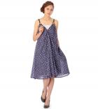 Print Cotton キャミワンピ