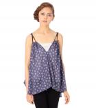 Print Cotton キャミソール