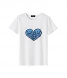 ハートプリントTシャツ