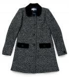 MELANGE TWEED WOOL コート