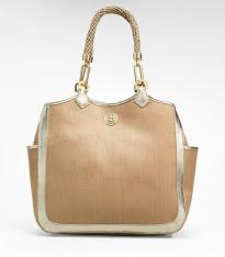 STRAW CHANNING TOTE