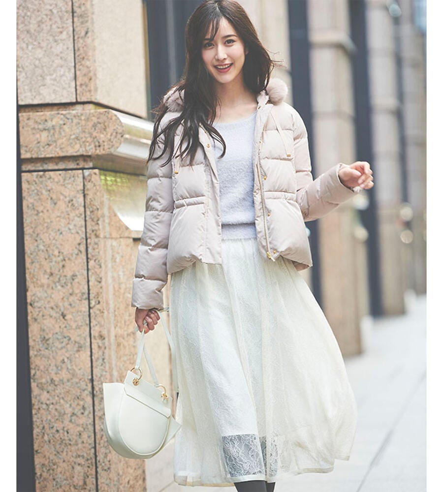 ペプラムショートコート アウター Laisse Passe レッセパッセ ルック公式ファッションブランド通販サイト Look E Shop