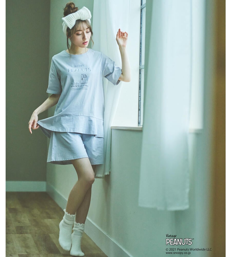 Peanuts スヌーピーショートパンツ パンツ Laisse Passe レッセパッセ ルック公式ファッションブランド通販サイト Look E Shop