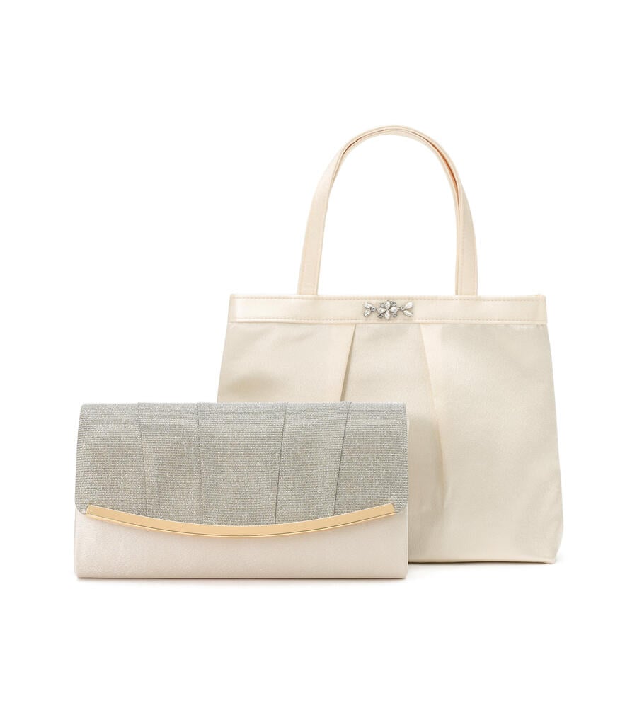 お呼ばれドレス》ラメバッグ＆サブバッグ SET｜小物、雑貨｜Laisse  