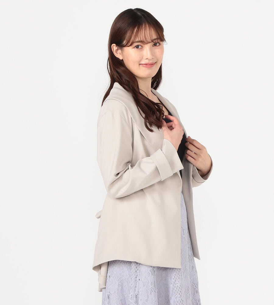 Aラインショートコート アウター Debut De Fiore デビュードフィオレ ルック公式ファッションブランド通販サイト Look E Shop