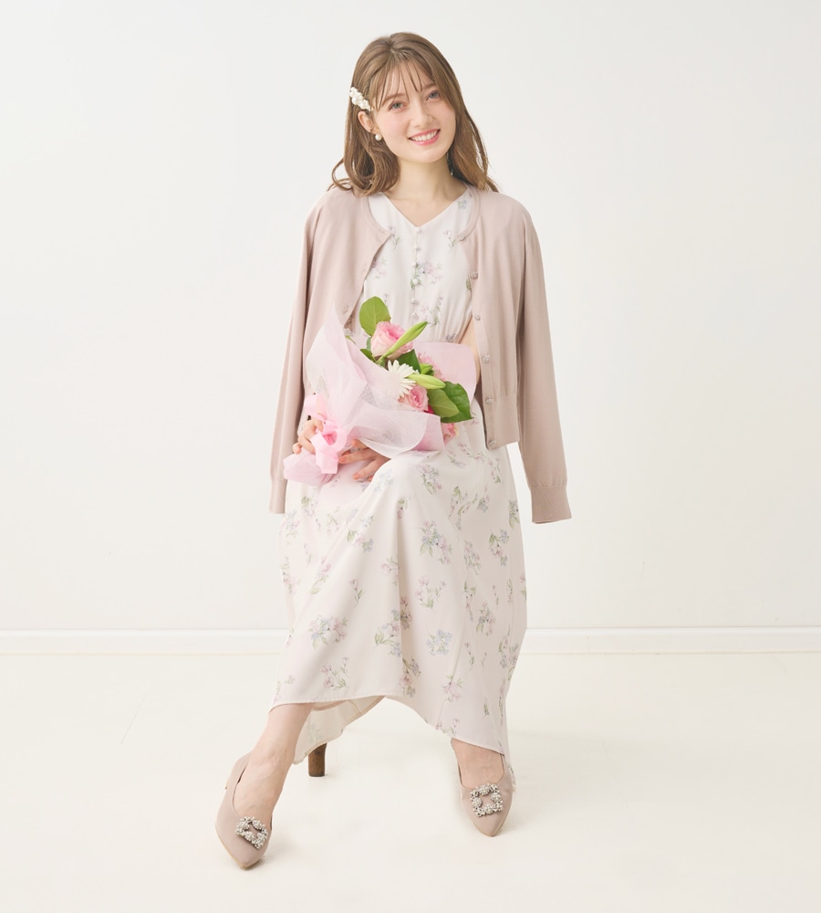 Fleur by LAISSE PASSE ワンピース 花柄 Fleur by LAISSE PASSE ワンピース 花柄