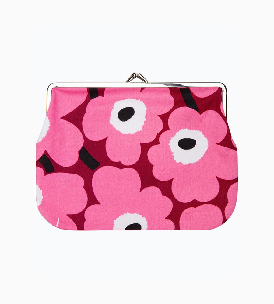 10 Off Selected Items Mini Unikko Puolikas Kukkaro がま口ポーチ ポーチ Marimekko マリメッコ ルック公式ファッションブランド通販サイト Look E Shop