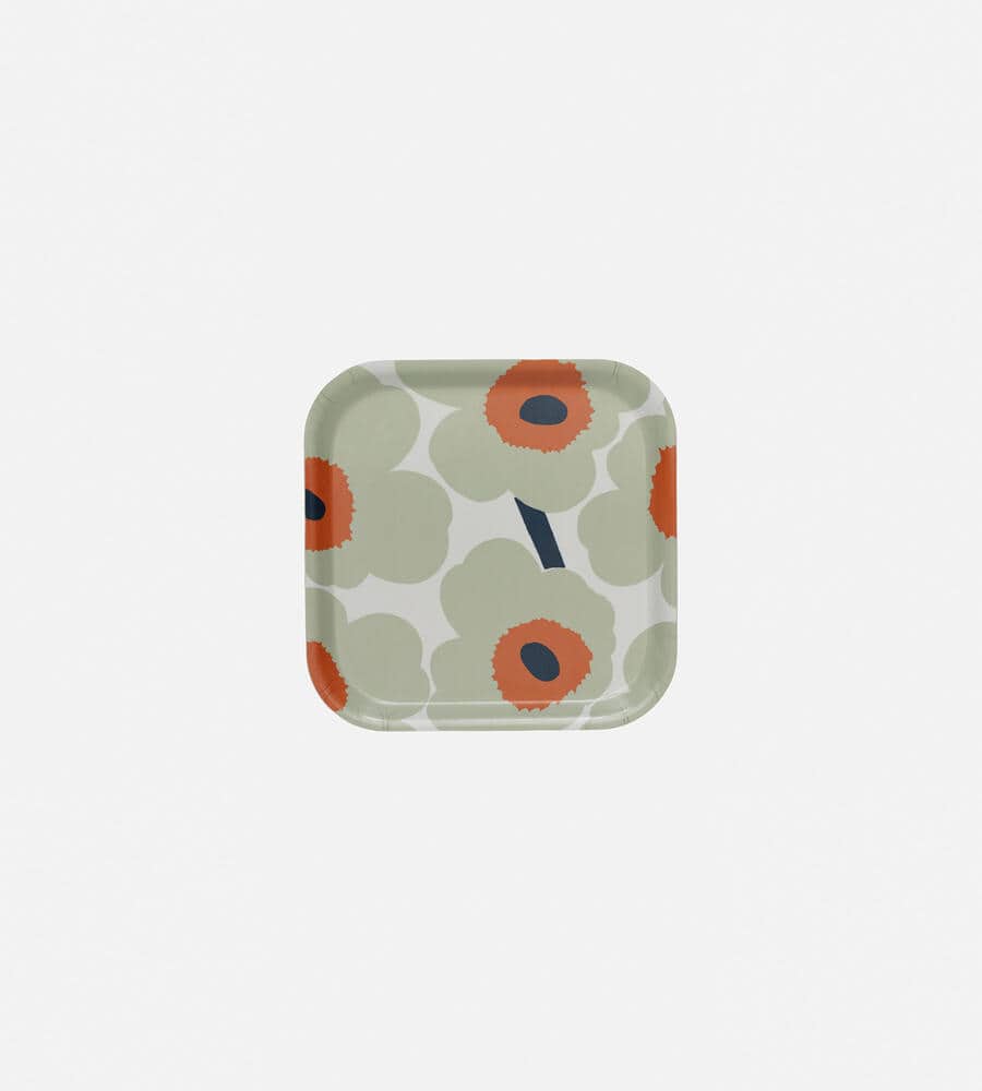 マリメッコ　Unikko 60th ウニッコ　トレイ　20×20 マリメッコUnikko 60th ウニッコトレイ20×20