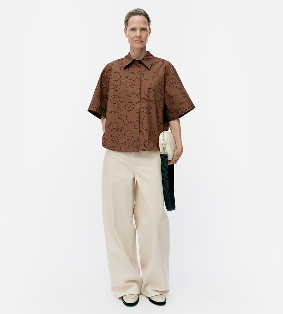 ★SALE Tilla Piirto Unikkoシャツ40マリメッコ Marimekko Tilla Piirto Unikko Shirt – KIITOSlife