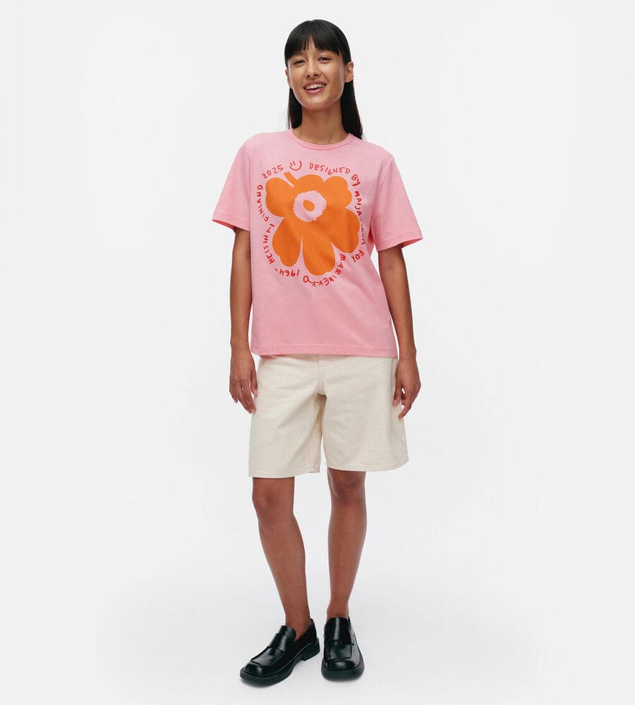 Erna Unikko Placement Tシャツ｜ブラウス・シャツ｜Marimekko