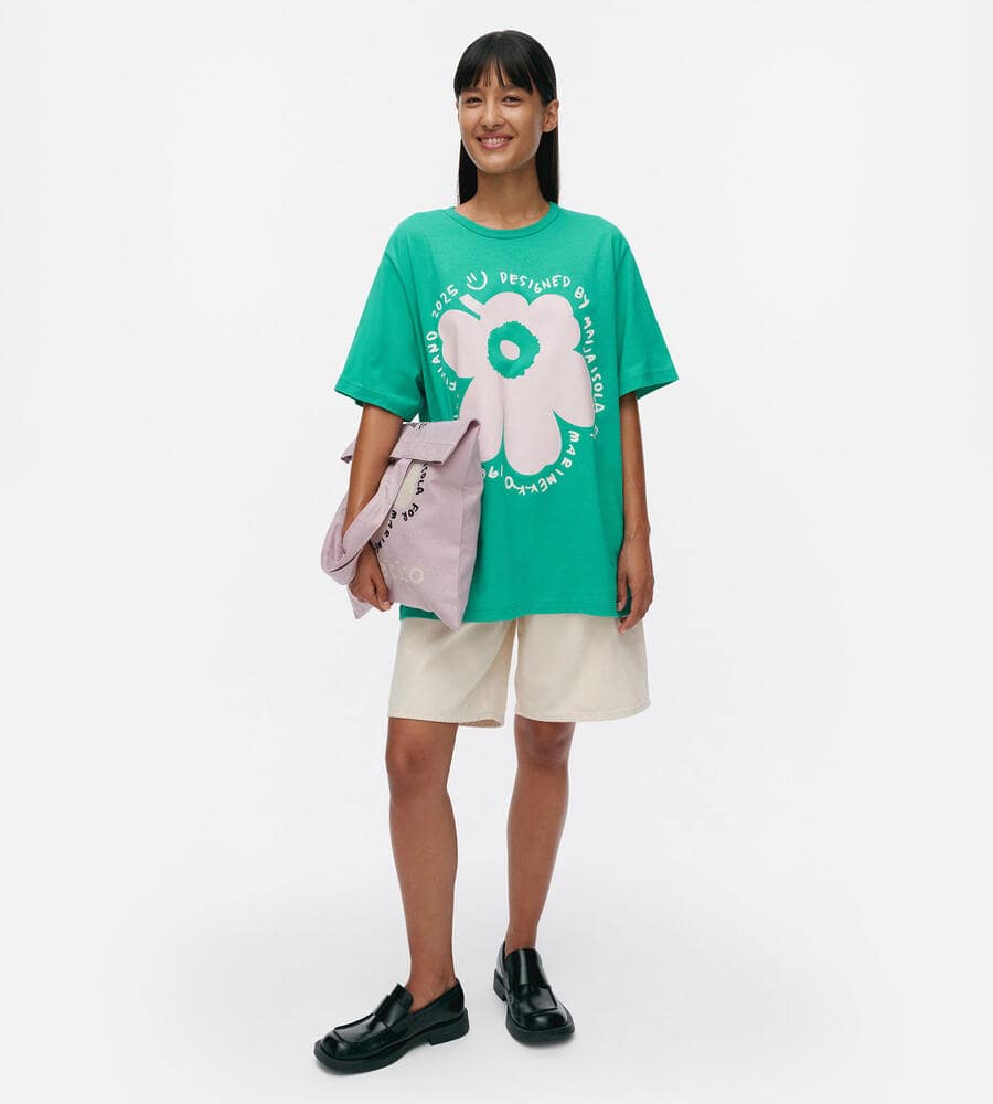 Vihne Unikko Placement Tシャツ｜ブラウス・シャツ｜Marimekko