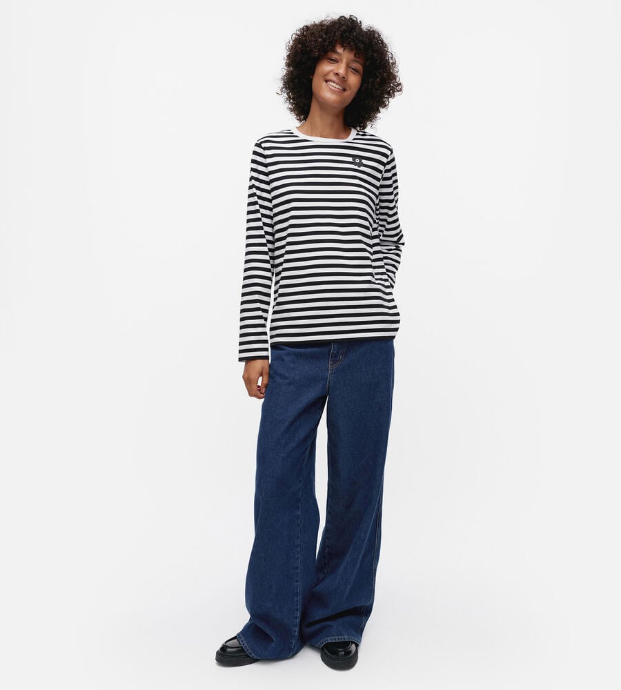【2025SS】marimekko マリメッコ/ Tasaraita Unikko カットソー Tasaraita Unisex Unikko カットソー | Annika Rimala