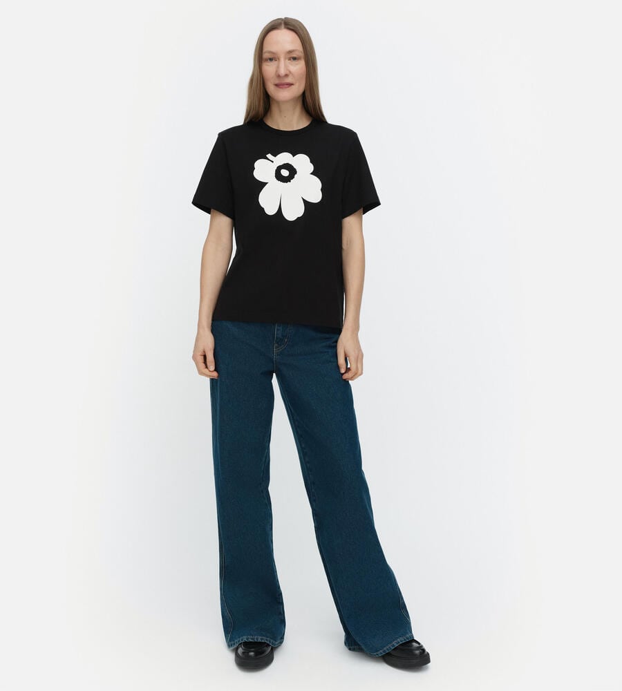 【新品】marimekko Tシャツ Erna Unikko placement Erna Unikko Placement kioski t-shirt