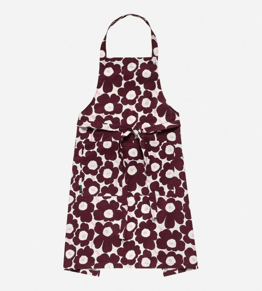 ✨新品未使用✨貴重!マリメッコ marimekko エプロン ケトゥンマルヤ 日本限定】Mini Unikko エプロン|エプロン|Marimekko