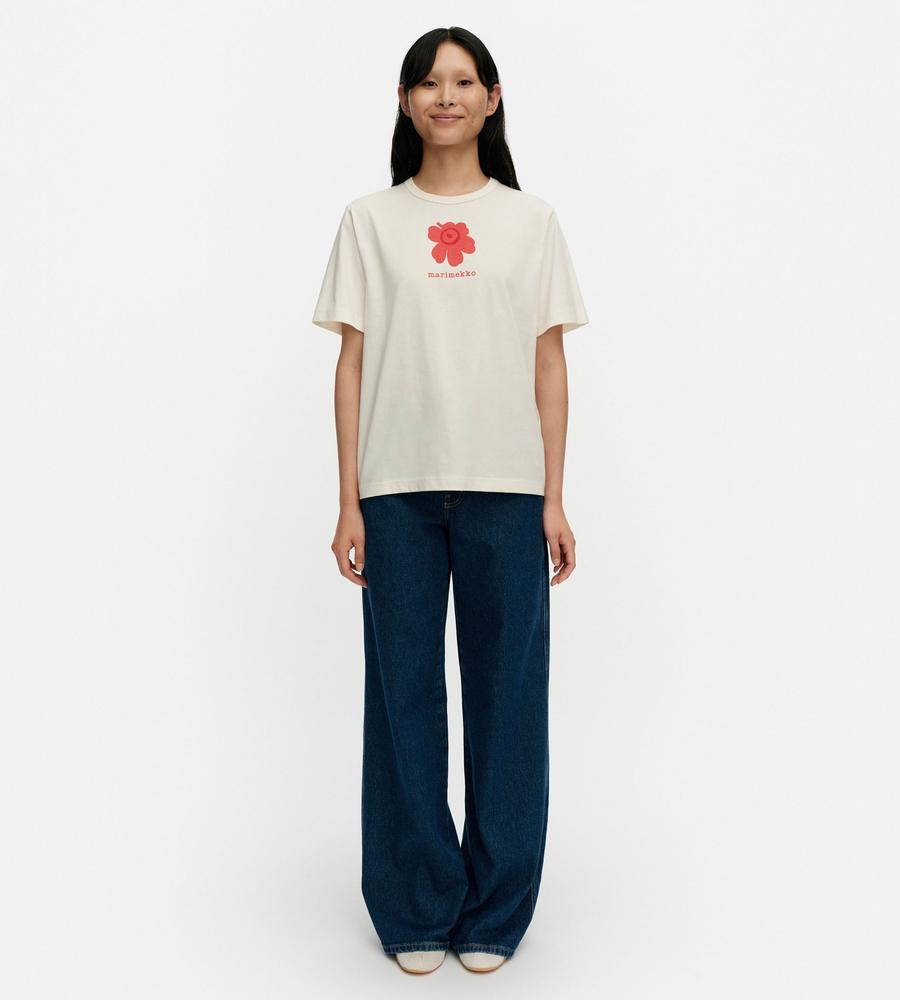 Erna Unikko Placement Tシャツ｜ブラウス・シャツ｜Marimekko