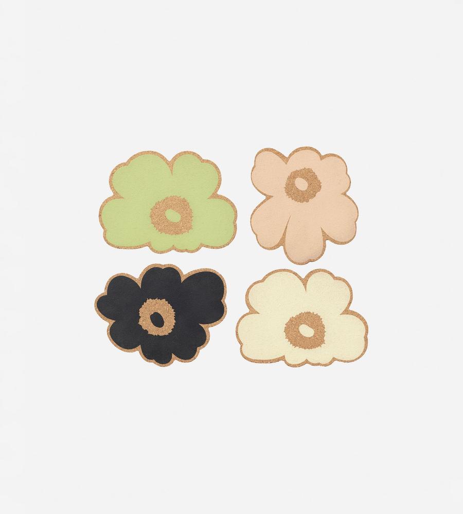 Unikko コルクコースター 12cm 4個セット｜プレイスマット＆コースター