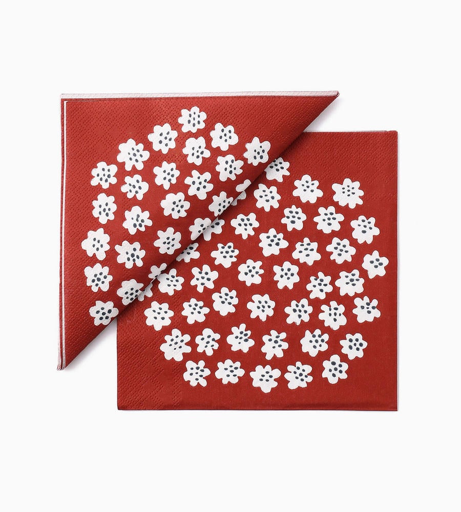 Puketti ランチナプキン 33x33cm ペーパーナプキン Marimekko マリメッコ ルック公式ファッションブランド通販サイト Look E Shop