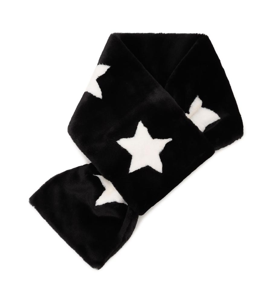 星柄ラビット調マフラー｜マフラー/ストール｜e-Look+Plus(イールック