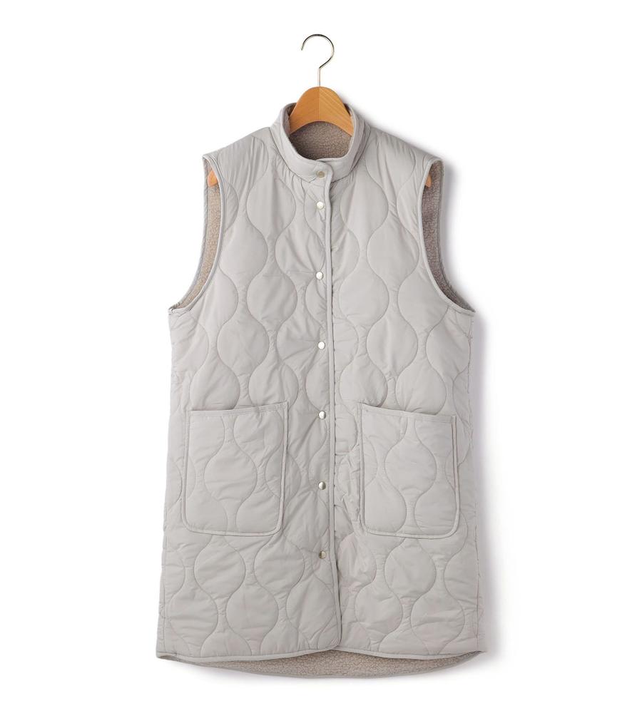 epa キルティングリバーシブルベスト MidiUmi】キルティングリバーシブルベスト｜アウター｜e-Look+