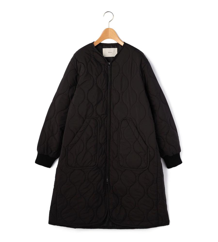 未使用　MidiUmi キルティングロングコート　ミディウミ MidiUmi】キルティングロングコート｜10％OFFアイテム｜e-Look+