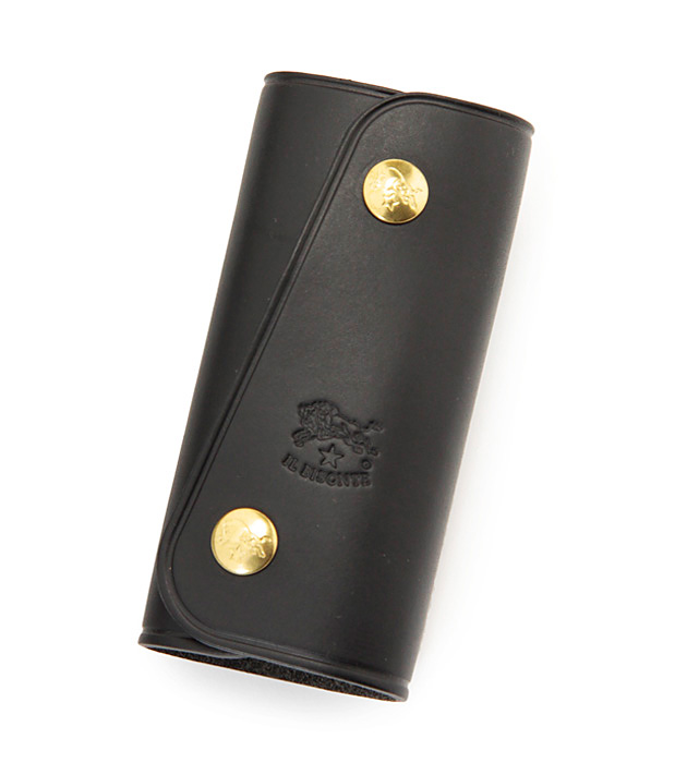 【新品タグ付き】IL BISONTE ブラック キーケース 保存袋付き キーケース｜キーホルダー＆キーケース｜IL BISONTE(イルビゾンテ