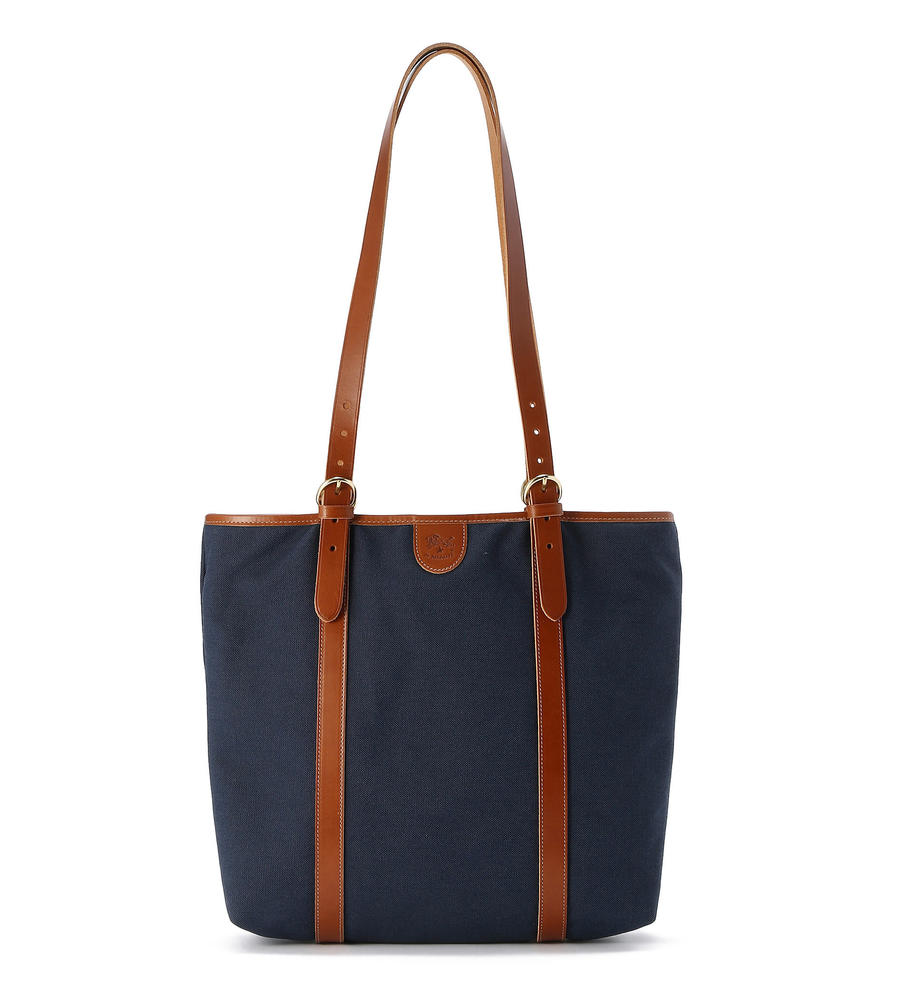 イルビゾンテ ネイビー トートバッグ