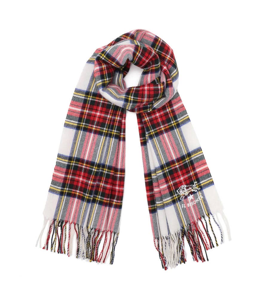 タータンチェック ストール ストール Il Bisonte イルビゾンテ ルック公式ファッションブランド通販サイト Look E Shop