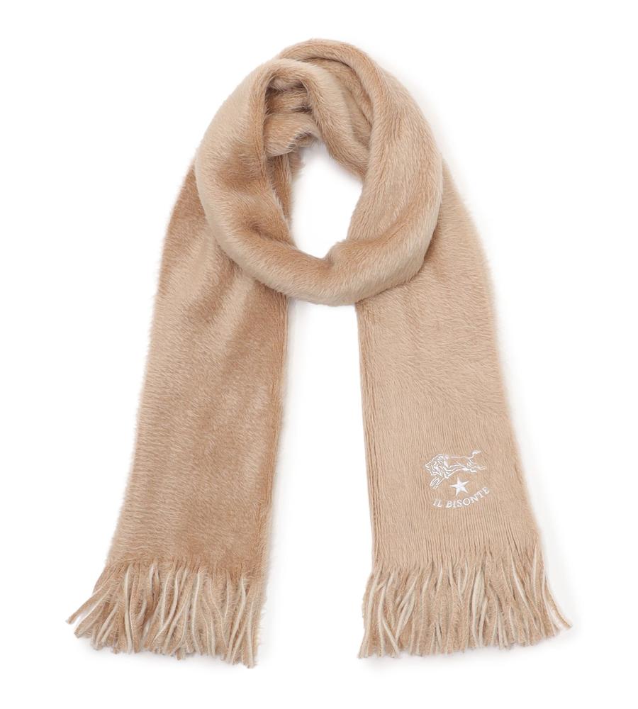美品⭐︎IL BISONTE ベージュ ストール　マフラー　リバーシブル マフラー｜ストール｜IL BISONTE(イルビゾンテ)｜ルック公式