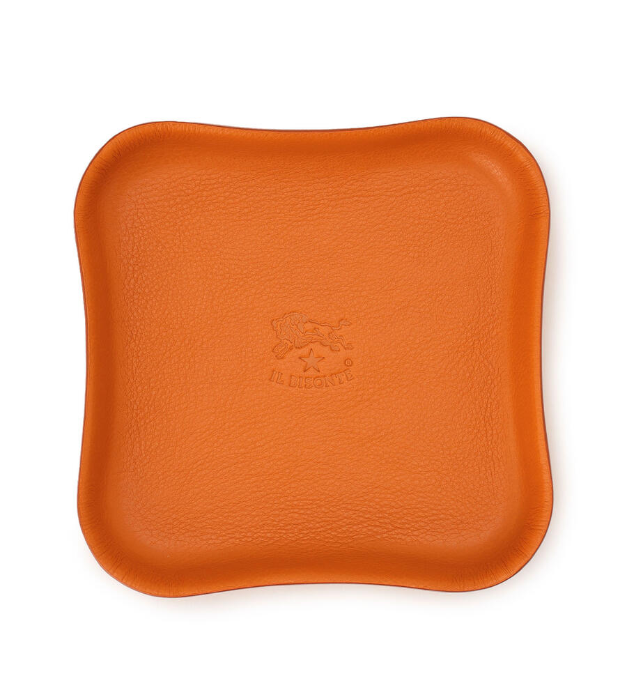 【新品】IL BISONTE レザースクエアトレイ ヌメ☆ トレイ｜その他｜IL BISONTE(イルビゾンテ)｜ルック公式ファッション