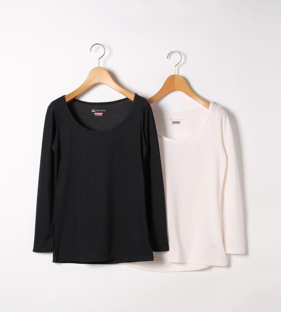 Mizunoコラボレーション ブレスサーモアンダーウエア 2色セット カットソー Scapa スキャパ ルック公式ファッションブランド通販サイト Look E Shop Mizunoコラボレーション ブレスサーモアンダーウエア 2色セット カットソー Scapa スキャパ ルック公式ファッションブランド通販サイト Look E Shop