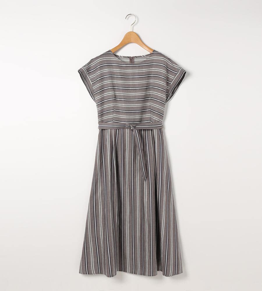 アロータストライプワンピース ドレス Scapa スキャパ ルック公式ファッションブランド通販サイト Look E Shop