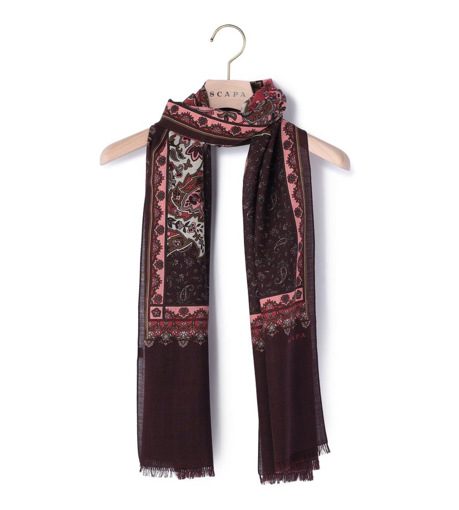 ウールペーズリースカーフ｜ストール｜SCAPA(スキャパ)｜ルック公式