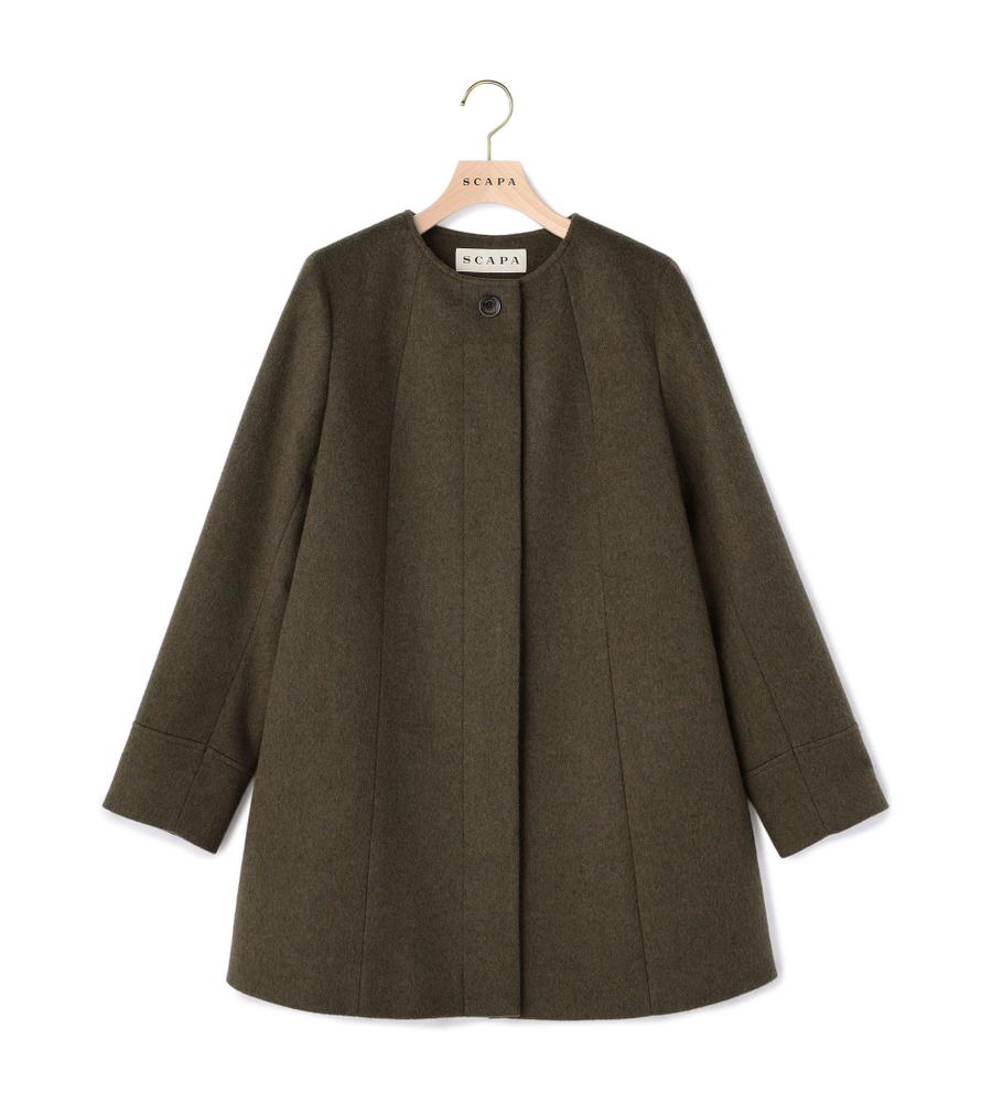 SCAPAネイビー コート 楽天市場】【SALE／60%OFF】シャンブレーツイルコート SCAPA