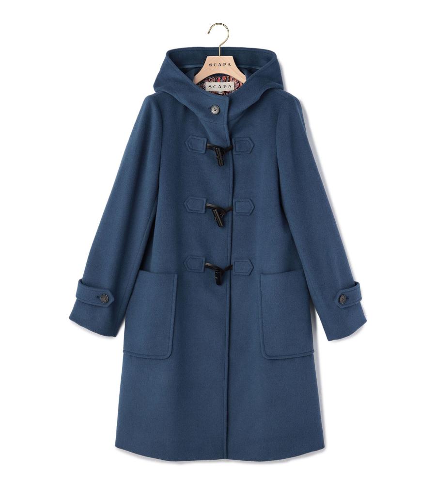 青木裕子さん着用】アンゴラビーバーロングコート｜コート｜SCAPA