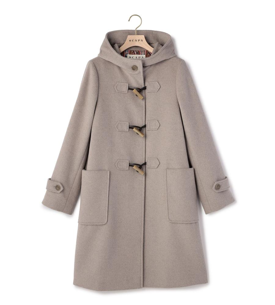 青木裕子さん着用】アンゴラビーバーロングコート｜コート｜SCAPA