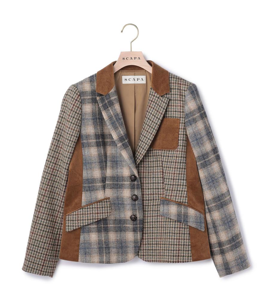 マラリウスチェックテーラージャケット｜ジャケット・ブルゾン｜SCAPA