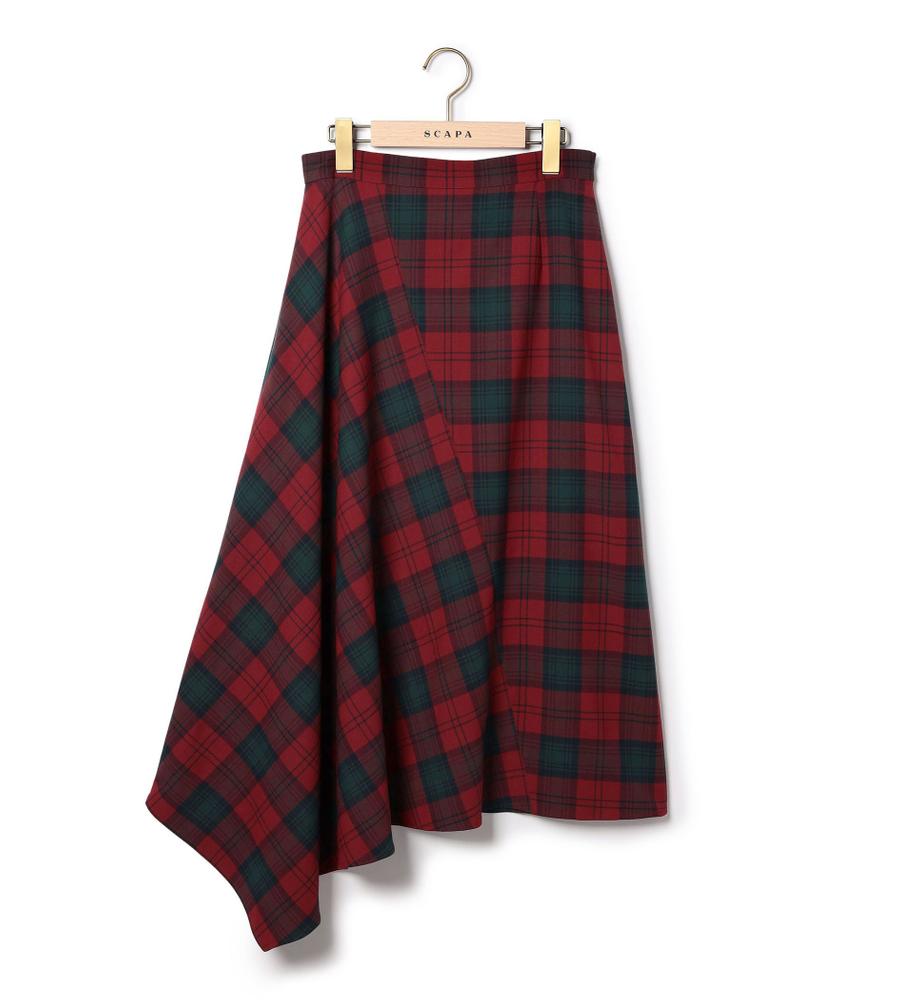 スキャパ（SCAPA）/ジョリーンタータンスカート ジョリーンタータンスカート｜手洗い可｜SCAPA(スキャパ)｜ルック公式