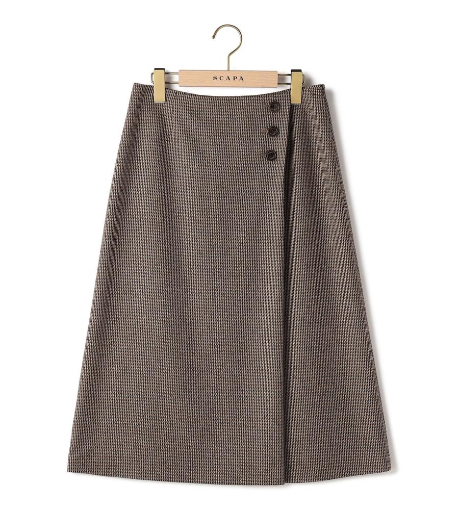 スキャパ（SCAPA）/ガンクラブツィードスカート ガンクラブツィードスカート｜スカート｜SCAPA(スキャパ)｜ルック公式