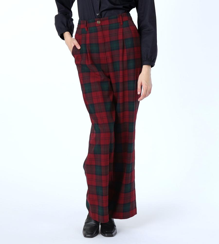 SCAPA グリーンチェックアウター SCAPA グリーンチェックアウター レディース