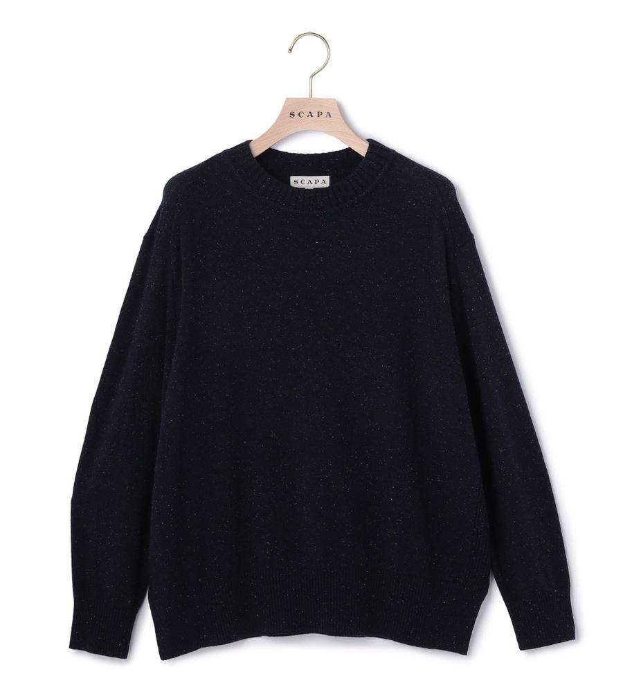 ウールネップニットプルオーバー｜ニット｜SCAPA(スキャパ)｜ルック