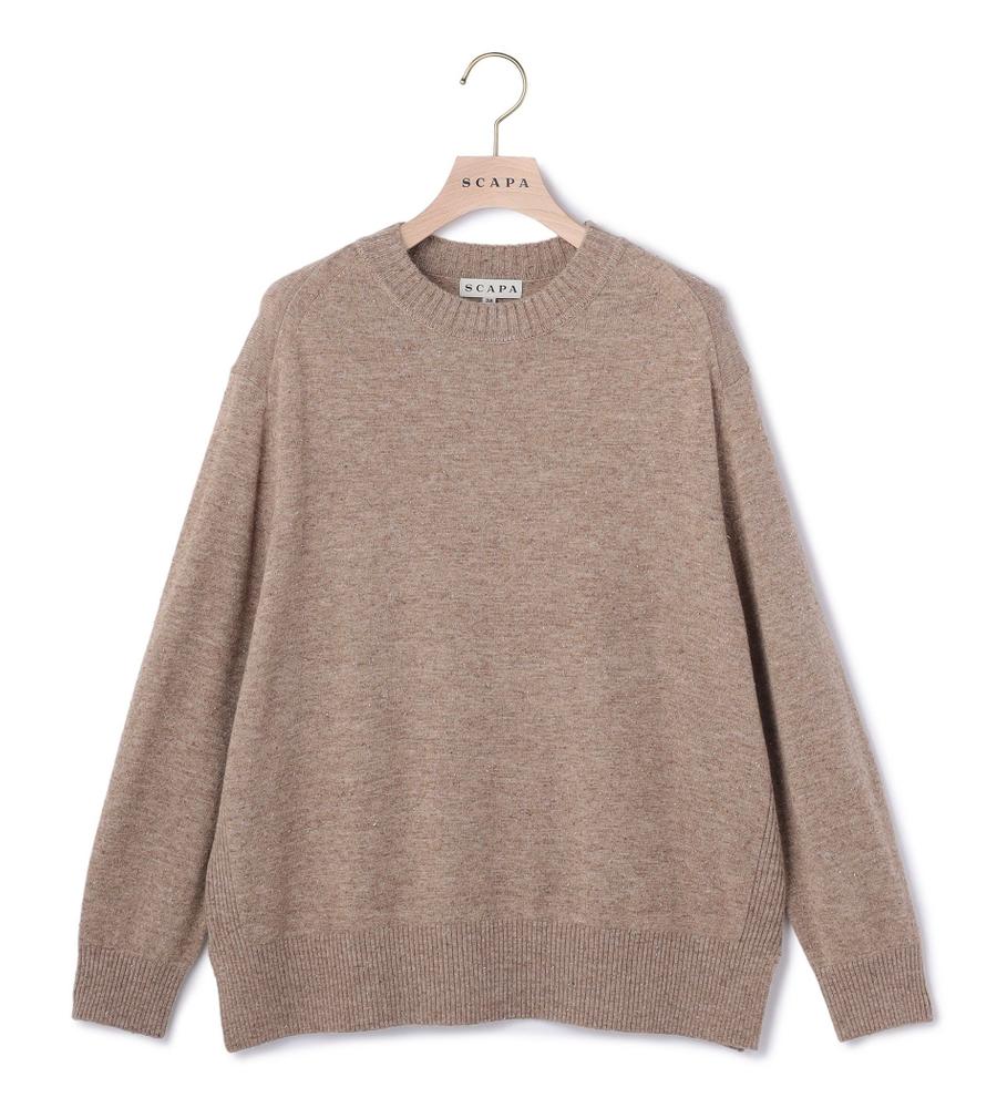 ウールネップニットプルオーバー｜ニット｜SCAPA(スキャパ)｜ルック