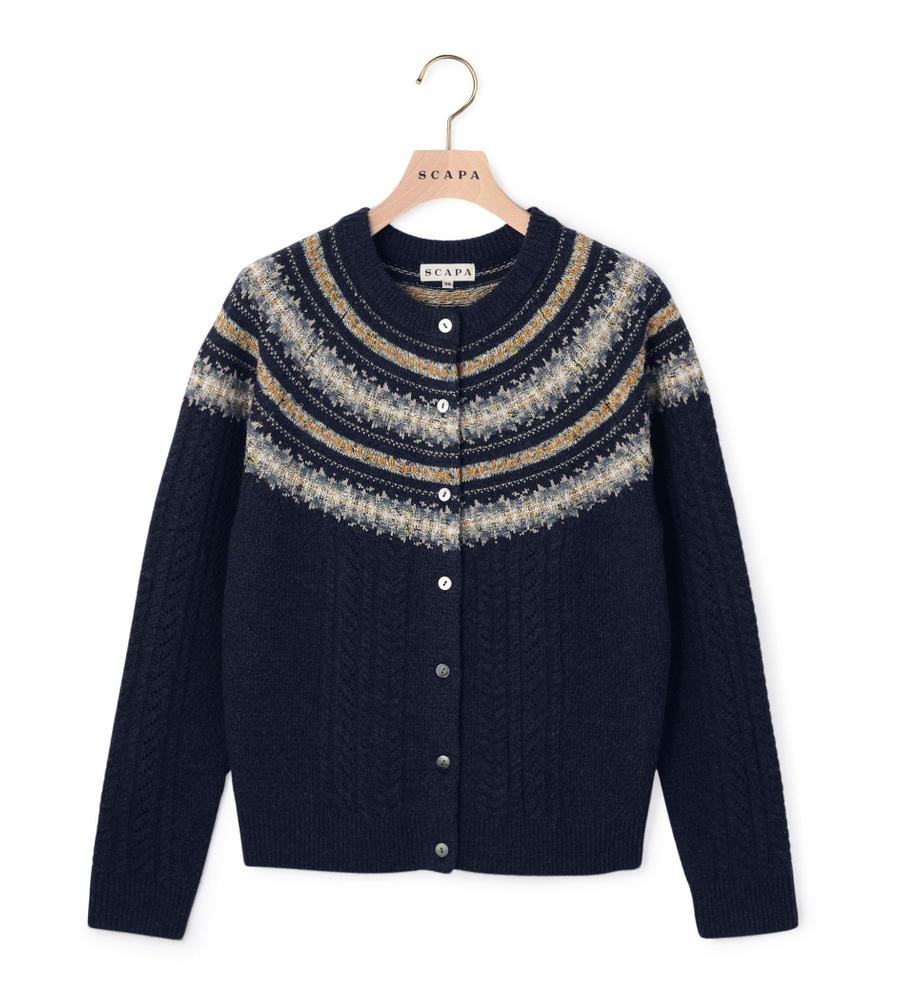 スキャパ（SCAPA）/【ＷＥＢ限定】フェアイルケーブルニットカーディガン WEB限定】フェアイルケーブルニットカーディガン｜ニット｜SCAPA