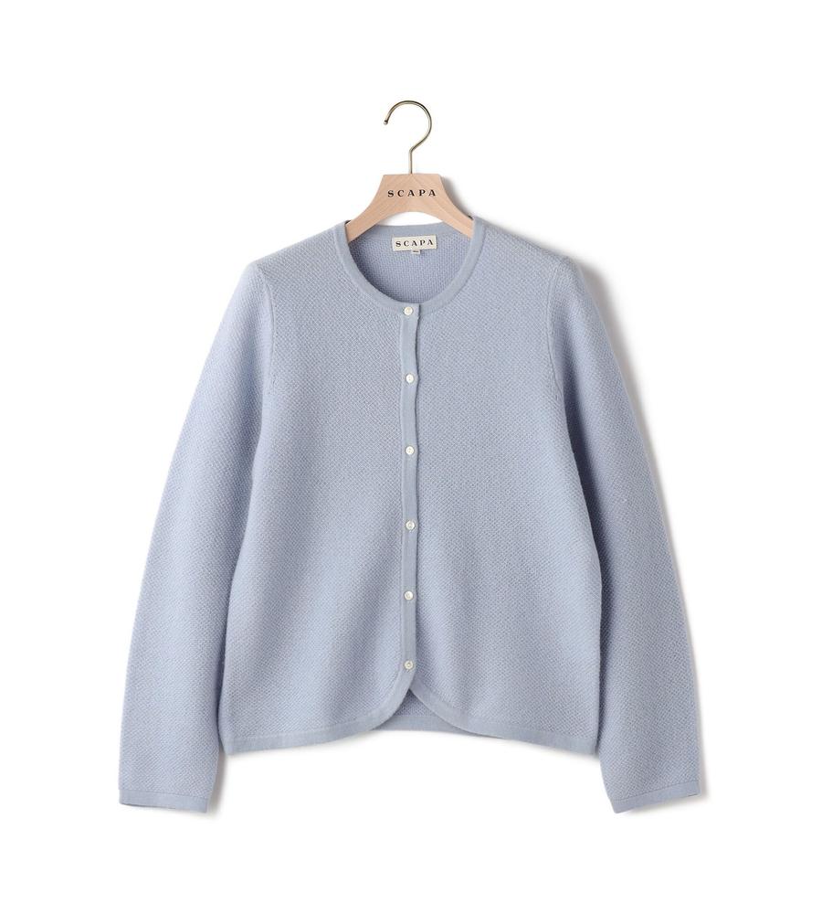 スモールパターンニットカーディガン｜ニット｜SCAPA(スキャパ