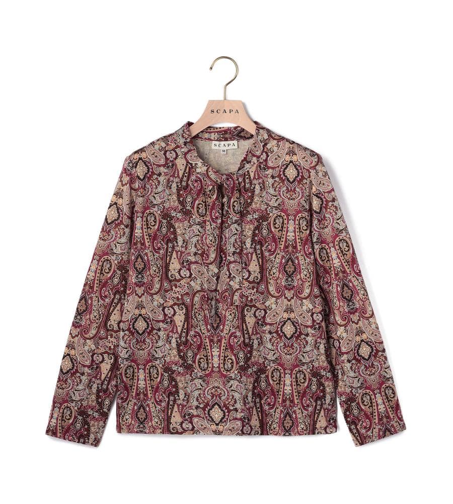 スキャパ（SCAPA）/ウールサラサジャージカットソー ウールサラサジャージカットソー｜カットソー｜SCAPA(スキャパ