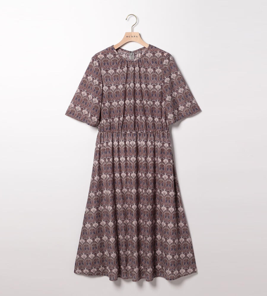 Liberty Printアイアンワンピース｜手洗い可｜SCAPA(スキャパ