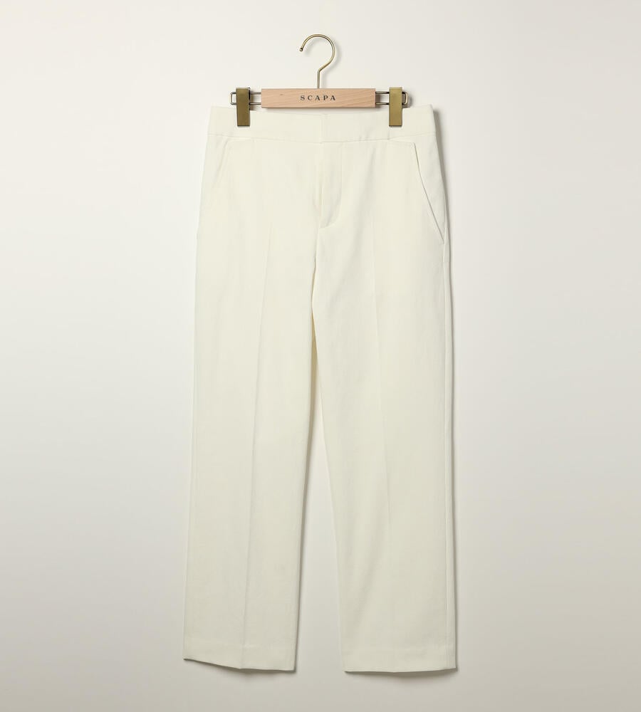 【SCAPA】スキャパ（F）シンプル スラックス チノパンツ SCAPA】スキャパ（F）シンプル スラックス チノパンツ SCAPA