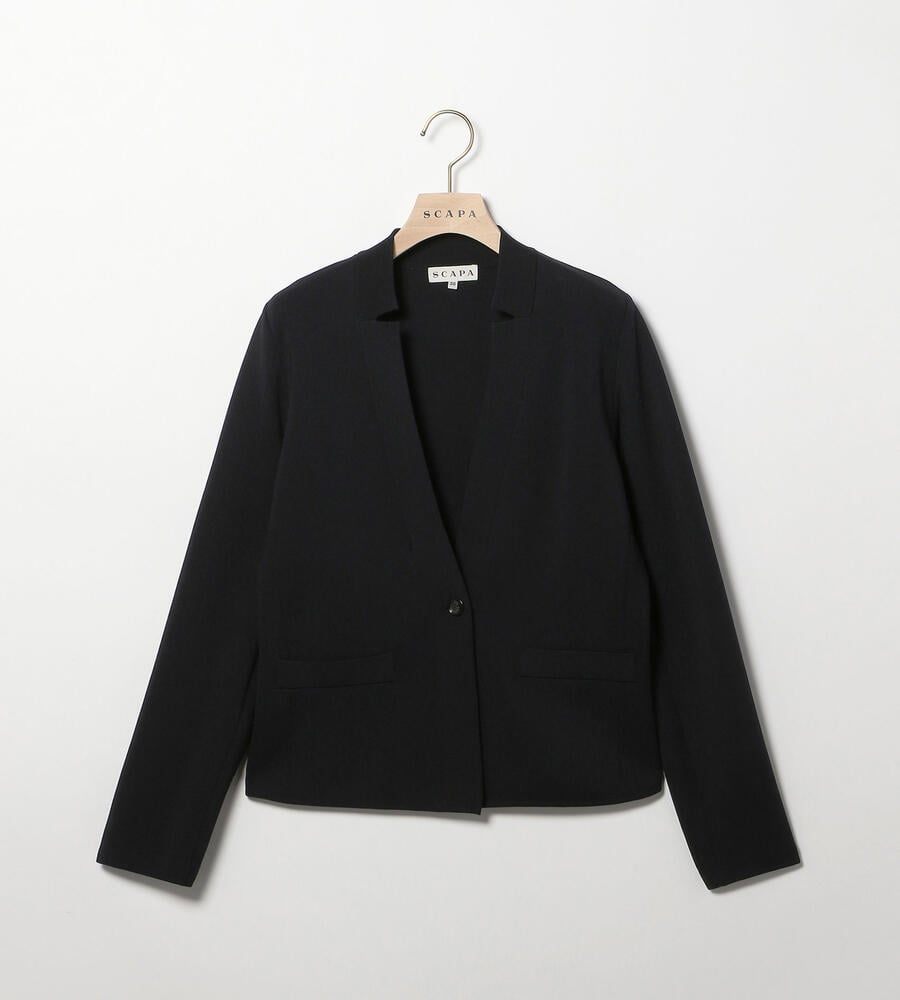 SCAPA Lサイズ / スキャパエルサイズ ストレッチミラノニットジャケット ストレッチミラノニットジャケット｜ニット｜SCAPA(スキャパ