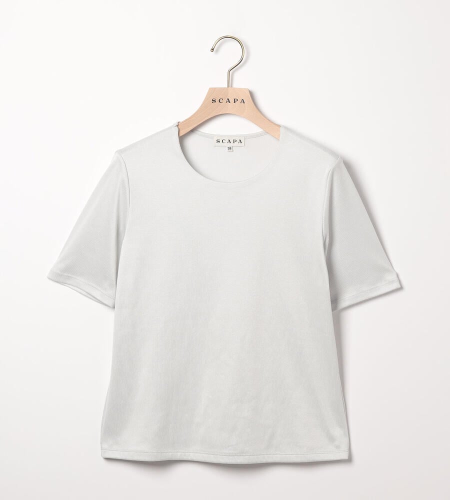 SCAPA / スキャパ リブスムースプルオーバーカットソー リブスムースプルオーバーカットソー｜カットソー｜SCAPA