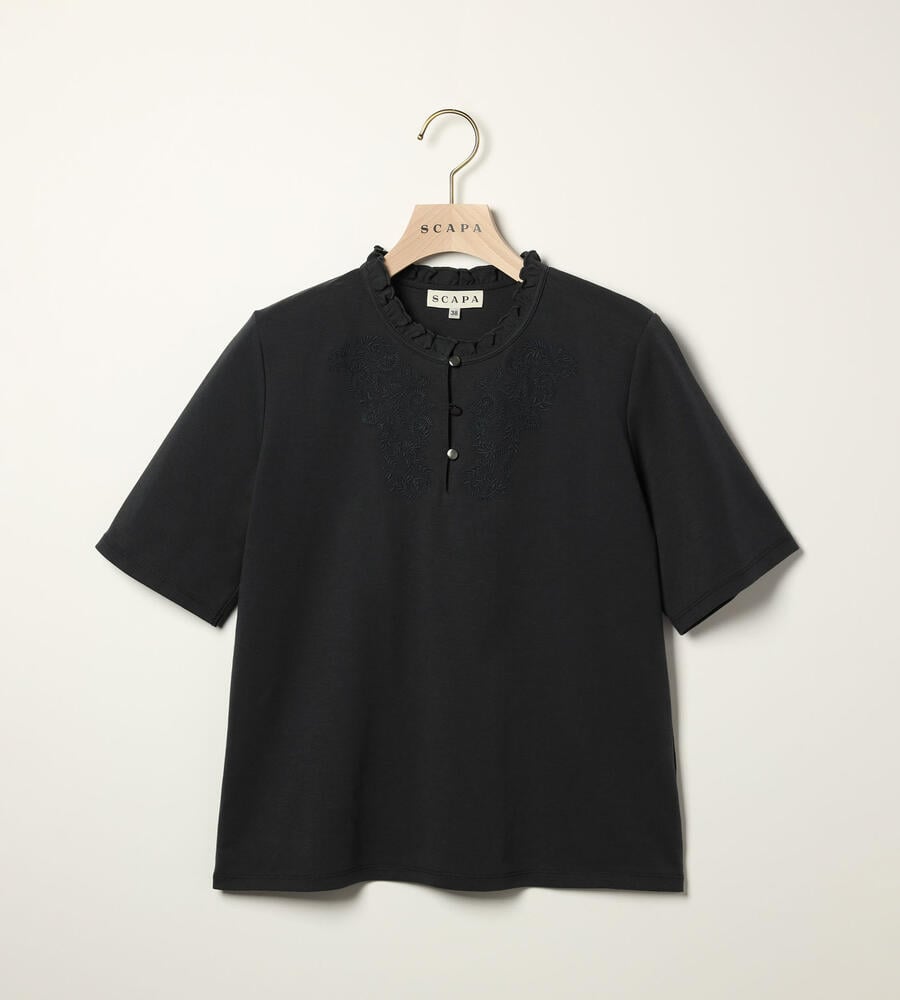 エンブロジャージ半袖カットソー｜カットソー｜SCAPA(スキャパ