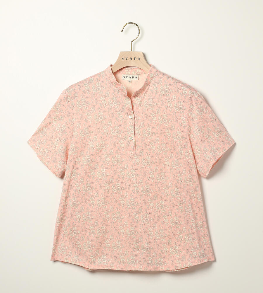 SCAPA Lサイズ / スキャパエルサイズ 【ＷＥＢ限定】Liberty Printミニフラワー丸首カットソー WEB限定】Liberty Printミニフラワー丸首カットソー